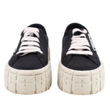 PRADA PLATFORM SNEAKERS BLACK 39 EU | 9 US