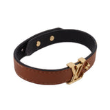 LOUIS VUITTON LV ICONIC LEATHER BRACELETS BROWN 19