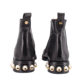 LOUISE ET CIE VALTINA FAUX PEARL BOOTIES BLACK 8 US