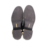 LOUISE ET CIE VALTINA FAUX PEARL BOOTIES BLACK 8 US