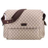 GUCCI GG SUPREME MESSENGER CHANGING TOTES BROWN