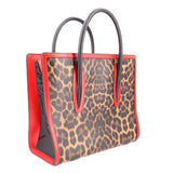 LOUBOUTIN MEDIUM PALOMA TOTES LEOPARD