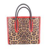 LOUBOUTIN MEDIUM PALOMA TOTES LEOPARD