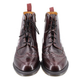 DR MARTENS DELPHINE BOOTS BURGUNDY 9 US