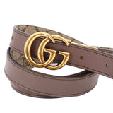 GUCCI REVERSIBLE BELTS GG/BROWN 36 | US M