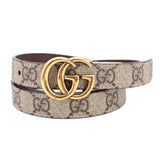 GUCCI REVERSIBLE BELTS GG/BROWN 36 | US M