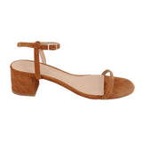 REFORMATION SUEDE SANDALS COGNAC 8.5 US