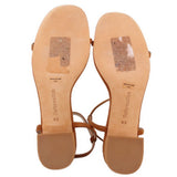 REFORMATION SUEDE SANDALS COGNAC 8.5 US