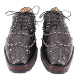 CHRISTIAN LOUBOUTIN STUDDED FLATS BLACK 41 EU | 10 US
