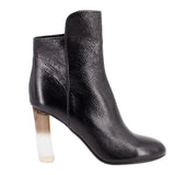 ANDREA GOMEZ CHIARA 95 LUCITE BOOTIES BLACK 41 EU | 10 US