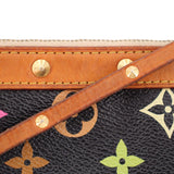 LOUIS VUITTON MURAKAMI POCHETTE ACCESSORIES HANDLE BAG BLACK