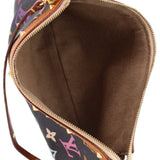 LOUIS VUITTON MURAKAMI POCHETTE ACCESSORIES HANDLE BAG BLACK