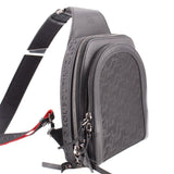 CHRISTIAN LOUBOUTIN LOUBIFUNK SLING BACKPACKS BLACK
