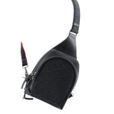 CHRISTIAN LOUBOUTIN LOUBIFUNK SLING BACKPACKS BLACK