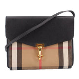 BURBERRY MACKEN CROSSBODYS BLACK/CHECK