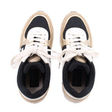 CHANEL MESH SUEDE CC SNEAKERS MULTICOLOR 37.5 EU | 7.5 US