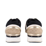 CHANEL MESH SUEDE CC SNEAKERS MULTICOLOR 37.5 EU | 7.5 US