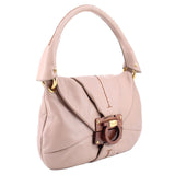 FERRAGAMO LEATHER SHOULDER BAGS TAUPE