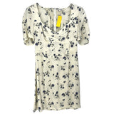 REFORMATION FLORAL DRESSES CREAM M