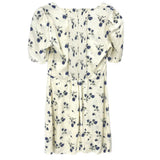 REFORMATION FLORAL DRESSES CREAM M
