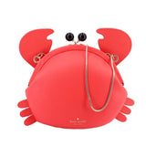 KATE SPADE MAKE A SPLASH CRAB CROSSBODYS RED