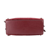 MICHAEL KORS SMALL MINA CROSSBODYS BURGUNDY