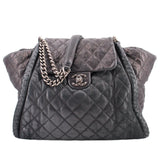 CHANEL QUILTED TOTES black