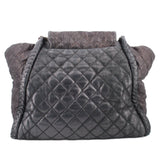 CHANEL QUILTED TOTES black