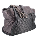 CHANEL QUILTED TOTES BLACK