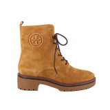 TORY BURCH SUEDE COMBAT BOOTS RUST 10.5 US
