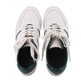 REFORMATION WOMEN'S HARLOW LEATHER SNEAKERS WHITE 9 US