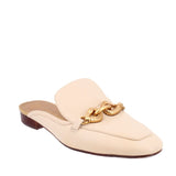 TORY BURCH SLIDE FLATS WHITE 8 US