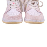 NIKE WOMEN'S JORDAN 1 LOW PAINT DRIP SNEAKERS PINK 7.5 US