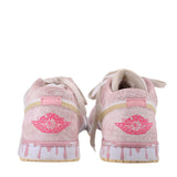 NIKE WOMEN'S JORDAN 1 LOW PAINT DRIP SNEAKERS PINK 7.5 US