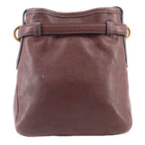 MIU MIU NAPPA POUCH CROSSBODYS BROWN