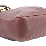 MIU MIU NAPPA POUCH CROSSBODYS BROWN