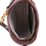MIU MIU NAPPA POUCH CROSSBODYS BROWN
