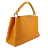 LOUIS VUITTON CAPUCINES GM HANDLE BAG MUSTARD