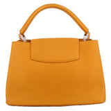 LOUIS VUITTON CAPUCINES GM HANDLE BAG MUSTARD