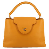 LOUIS VUITTON CAPUCINES GM HANDLE BAG MUSTARD