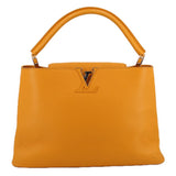LOUIS VUITTON CAPUCINES GM HANDLE BAG MUSTARD
