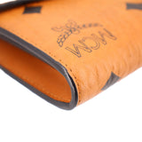 MCM TRACY VISETOS WALLET ON A CHAIN CROSSBODYS COGNAC