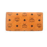 MCM TRACY VISETOS WALLET ON A CHAIN CROSSBODYS COGNAC