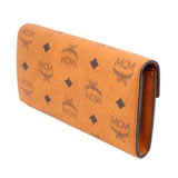 MCM TRACY VISETOS WALLET ON A CHAIN CROSSBODYS COGNAC