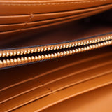 MCM TRACY VISETOS WALLET ON A CHAIN CROSSBODYS COGNAC