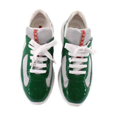 PRADA WOMEN'S AMERICA'S CUP SNEAKERS GREEN 38.5 EU | 9 US