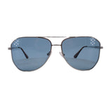 PRADA SPR63X PILOT SUNGLASSES SILVER