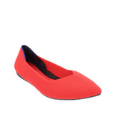 ROTHYS THE POINT II SLIP-ON FLATS RED 10.5 US