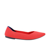 ROTHYS THE POINT II SLIP-ON FLATS RED 10.5 US