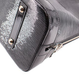 LOUIS VUITTON ALMA GM PATENT CROSSBODYS BLACK EPI